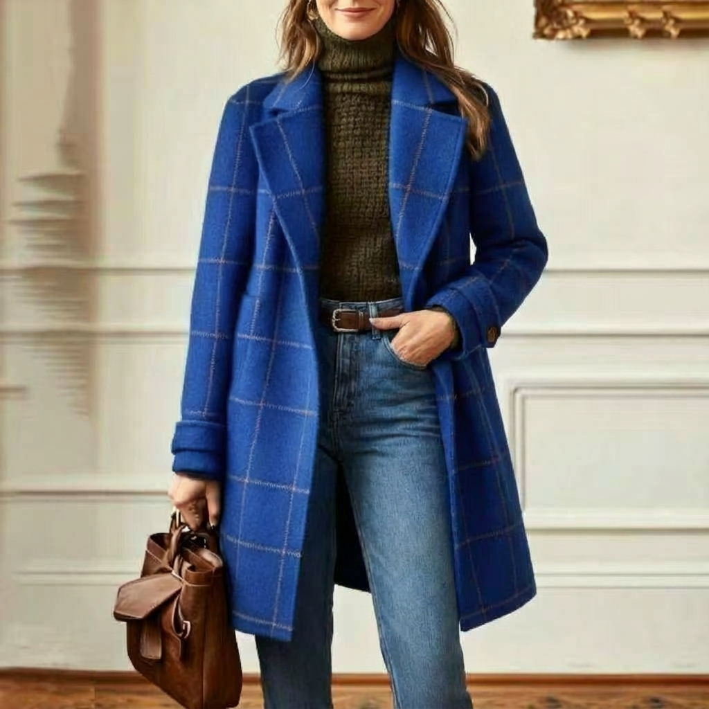 Oxford | Wool Checked Coat