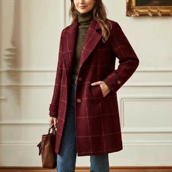 Oxford | Wool Checked Coat
