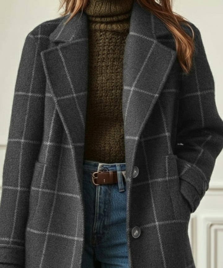 Oxford | Wool Checked Coat
