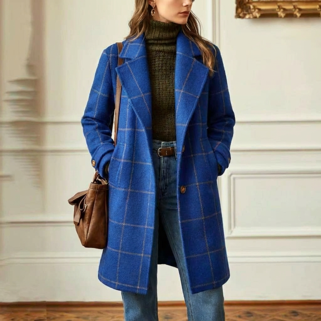 Oxford | Wool Checked Coat