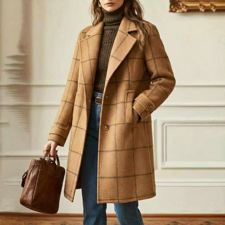 Oxford | Wool Checked Coat