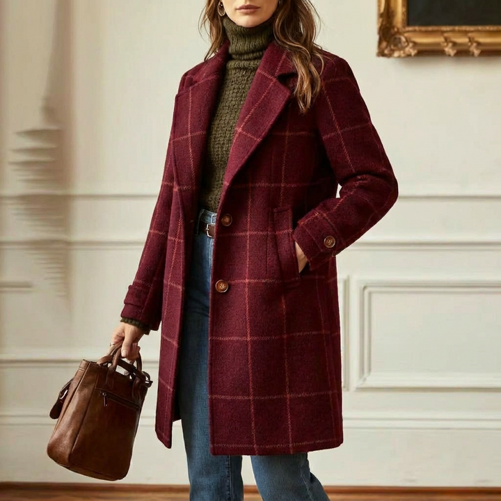Oxford | Wool Checked Coat