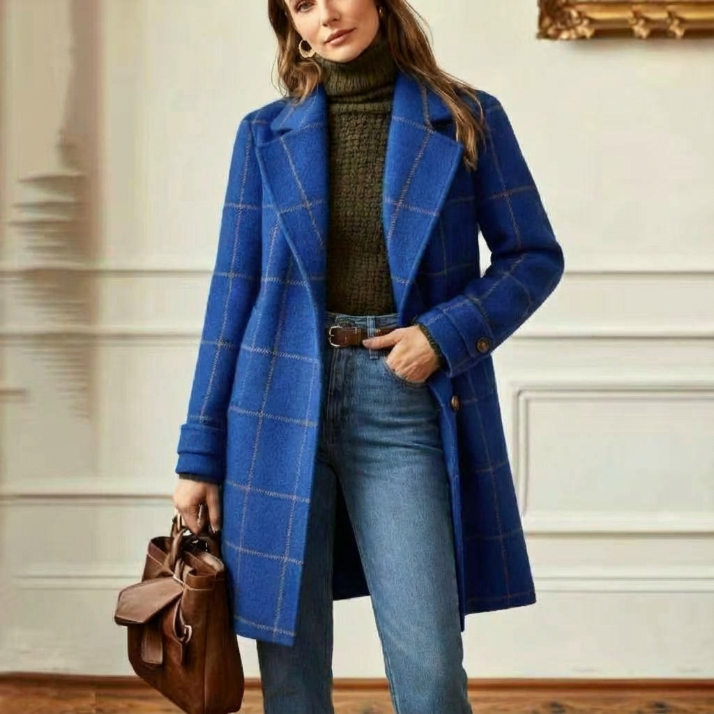 Oxford | Wool Checked Coat