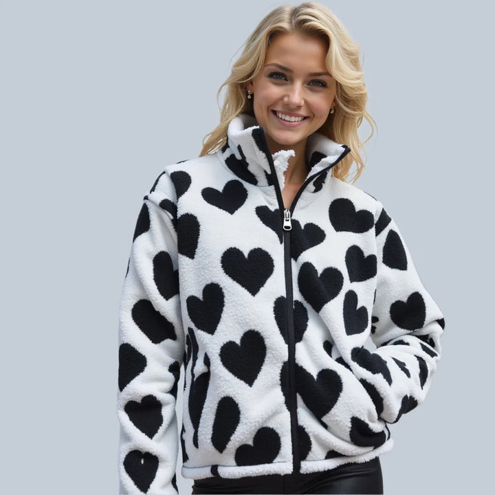 Livia | Reversible Heart Jacket