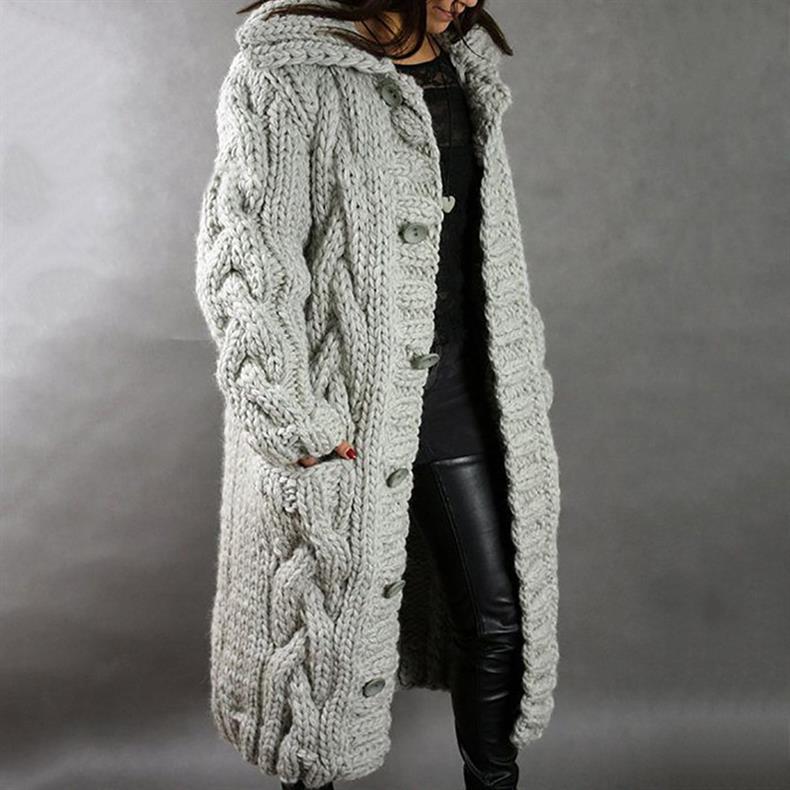 Savé – Elegant Longline Knit Coat