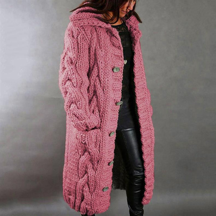 Savé – Elegant Longline Knit Coat