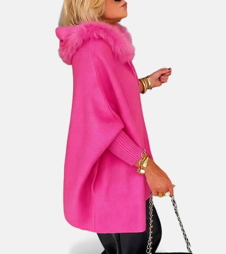 BELLE | Casual Hooded Coat with Fur Collar