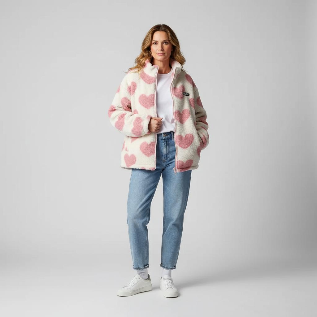 Livia | Reversible Heart Jacket