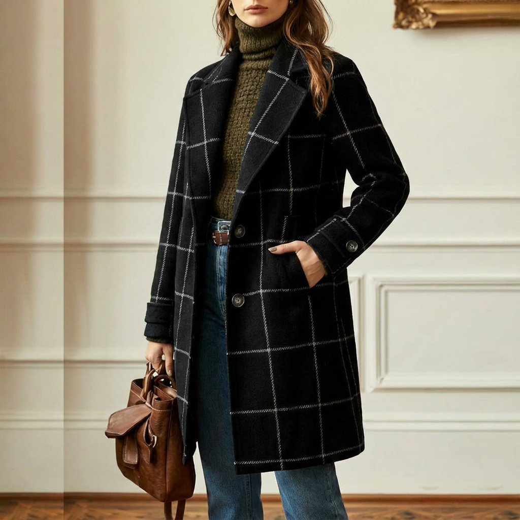 Oxford | Wool Checked Coat