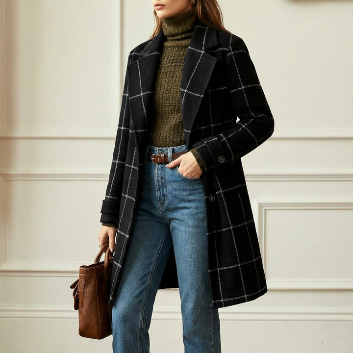 Oxford | Wool Checked Coat