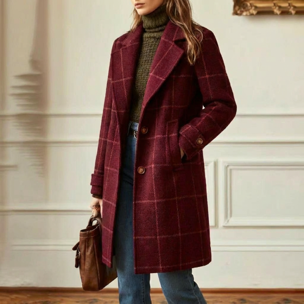 Oxford | Wool Checked Coat