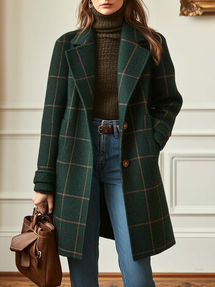 Oxford | Wool Checked Coat