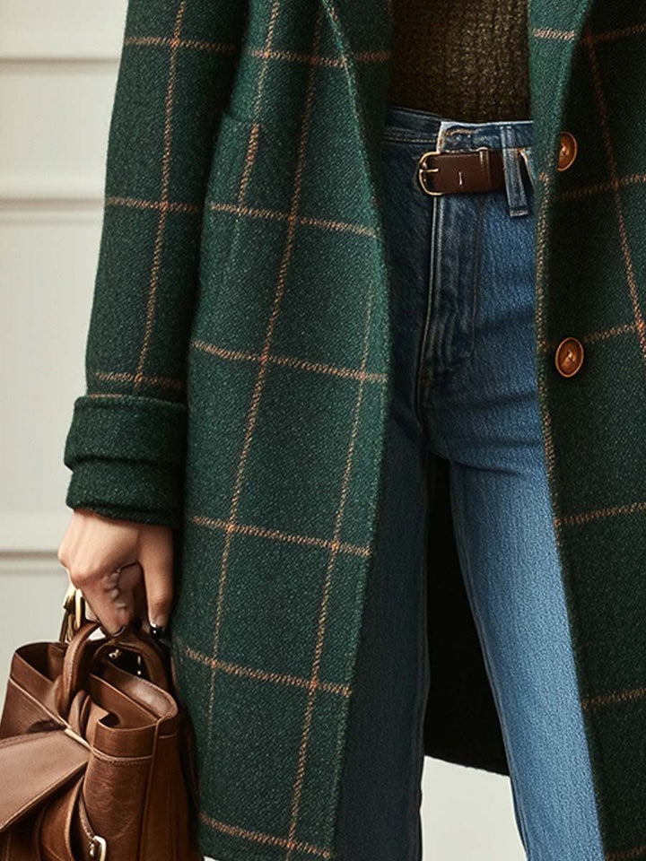 Oxford | Wool Checked Coat